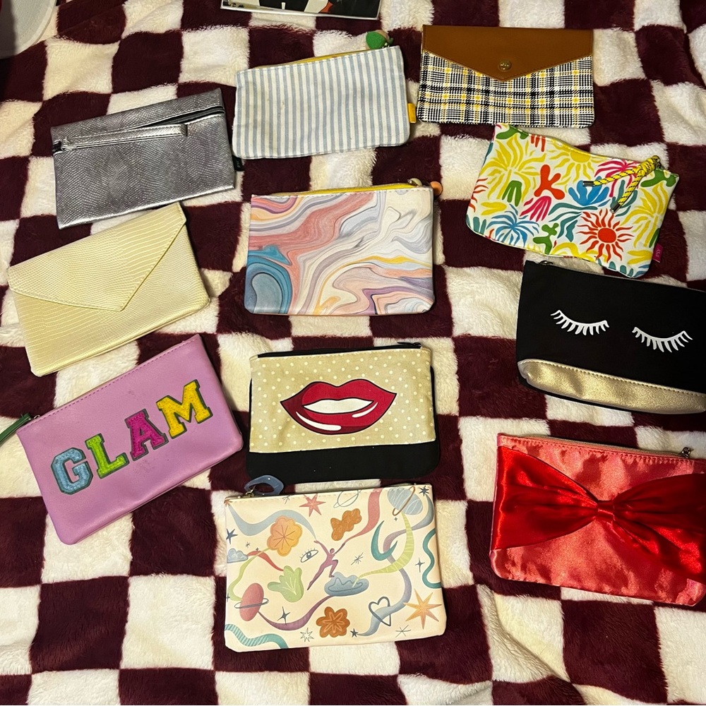 Colorful Clutch and Pouch Collection